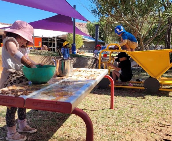 Larapinta ELC outdoor play area