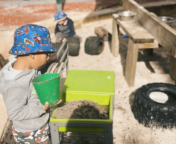 Lockridge Campus sand play