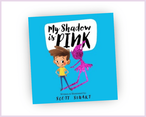 A book called: My shadow is pink by Scott Stuart