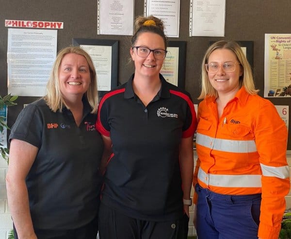 BHP shows ongoing commitment to the Thriving Futures project addressing childcare shortages in the regions Image